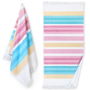 Nostalgic AF-1528 Flat Woven Terry with Fringe Towel 36x70