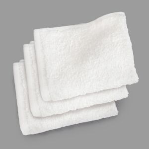 Washcloth - Loop Terry White 13