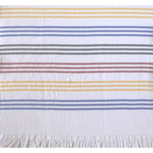 Nostalgic AF-1552 Flat Woven Terry with Fringe Towel 36x70