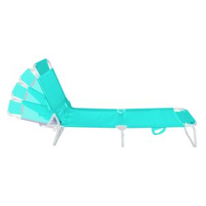 Portable AL Lounge Chair 4 Positions Aqua Mint REF 414768