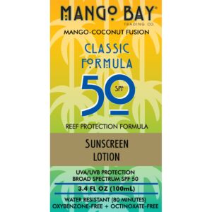 Mango Bay Sunscreen Lotion SPF 50 3.4 fl oz