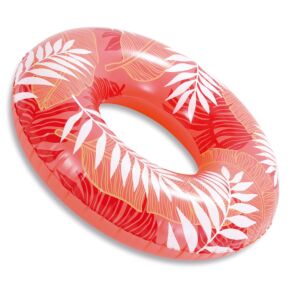 Tropical Leaves Tube Orange Inflatable 31 inches