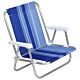 6 PACK AL Sand Chair with Armrests Oxford REF 055500 Assorted